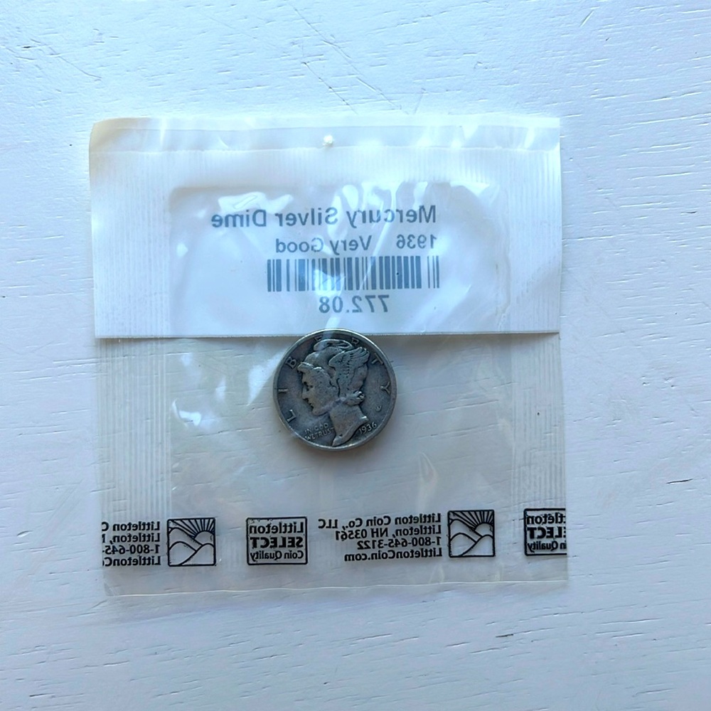 1936 mercury dime